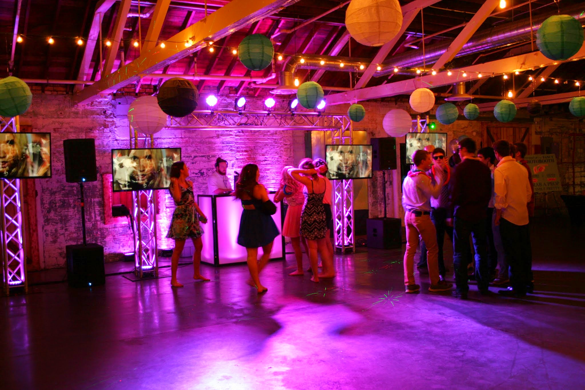 A lively wedding event, hosted by PowerPlay DJ providing full DJ event services.